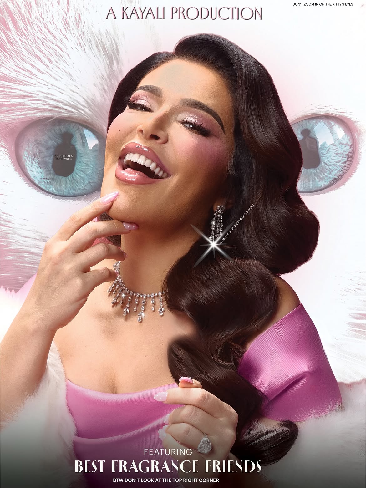 Mona Kattan representing kayali perfume
